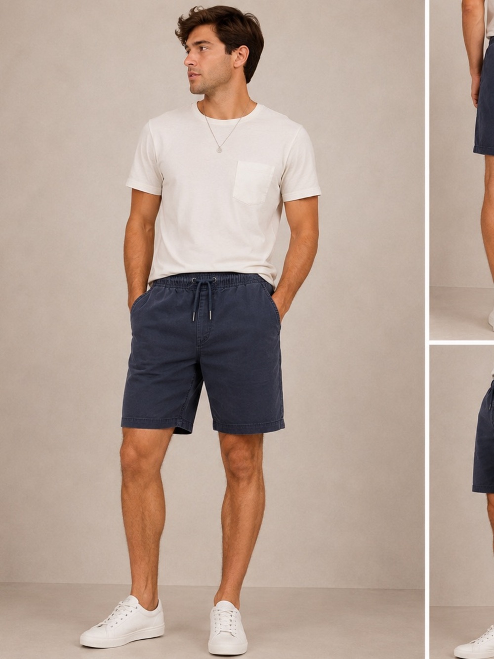 American Eagle Outfitters black Drawstring Hybrid Shorts M